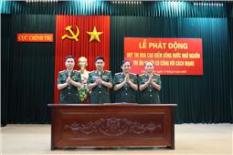 Cục Chính trị phát động thi đua cao điểm kỷ niệm 75 năm ngày Thương binh - Liệt sĩ 